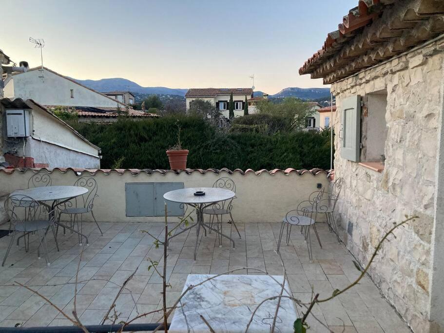 Agreable Chambre D'Hotes Avec Vue Sur Les Collines Apartman La Colle-sur-Loup Kültér fotó
